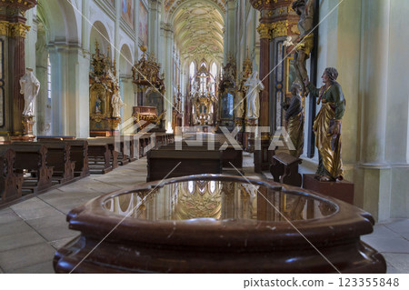 Benedictine Monastery in Kladruby by Jan Blazej Santini Aichel and Kilian Ignac Dientzenhofer, Plzen Region, Czech Republic 123355848