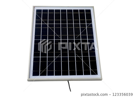 Solar panel electricity generation ,Green energy on white background. Solar panel electricity generation ,Green energy on white background. 123356039