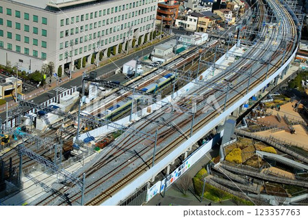 Eliminate "unopened crossings"!! Electric storage lines that will no longer function due to elevated tracks and new electric storage lines [Isesaki Line, Down Line] 123357763