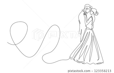 Wedding Scene Oneline 123358213