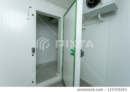 Modern Cold Storage Facility with Efficient Double Doors for Better Accessibility and Use Modern Cold Storage Facility with Efficient Double Doors for Better Accessibility and Use 123359263