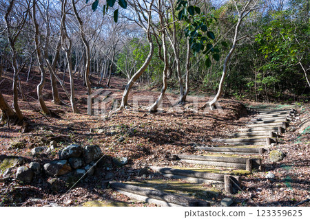 Beautiful scenery of Mt. Tomiyama in Aioi, Hyogo Prefecture, Japan Beautiful scenery of Mt. Tomiyama in Aioi, Hyogo Prefecture, Japan 123359625
