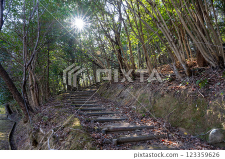 Beautiful scenery of Mt. Tomiyama in Aioi, Hyogo Prefecture, Japan Beautiful scenery of Mt. Tomiyama in Aioi, Hyogo Prefecture, Japan 123359626