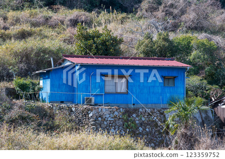 日本兵庫縣相生市一棟古老而美麗的建築 123359752