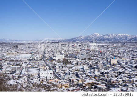 Tendo city seen from the Tendo Park observatory 123359912