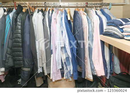 Inside male closet 123360024