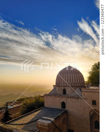 the beautiful architecture of Sultan Isa Medrese in Turkey 123360477