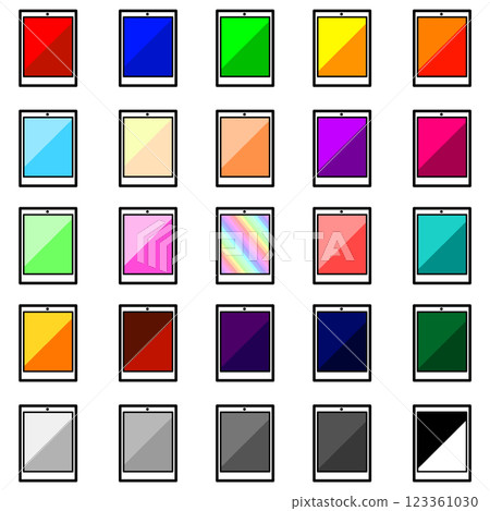25 片彩色平板電腦套裝，配備雙色螢幕 123361030