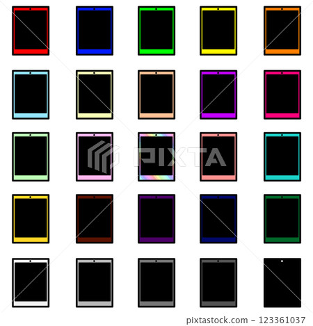 Set of 25 black screen tablets Set of 25 black screen tablets 123361037