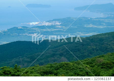View of Kagoshima Bay from Sengandai Natural Park 123361137