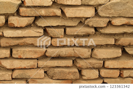 Dirty bricks pattern 123361342