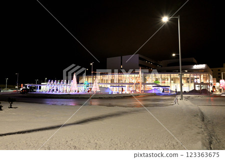 Scenery in front of Wakkanai Station Scenery in front of Wakkanai Station 123363675