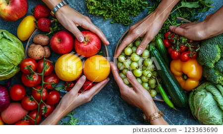 nutritionist demonstrates patient how prepare kidney friendly meal using fresh vegetables lean proteins and water rich fruits promoting overall kidney health and wellness. 123363690