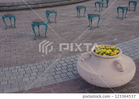 Scenery in front of Kurashiki Station Okayama Tourism Inbound 123364537