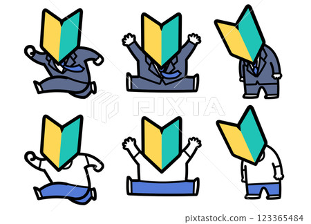 初學者標記人動作各種設置 123365484