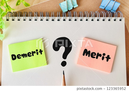 Advantages and disadvantages characters and question marks 123365952