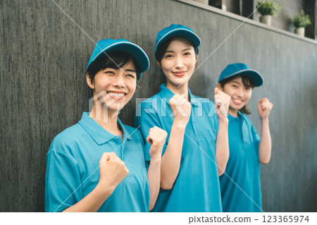 Moving by female staff 123365974