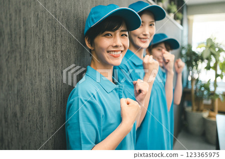 Moving by female staff 123365975