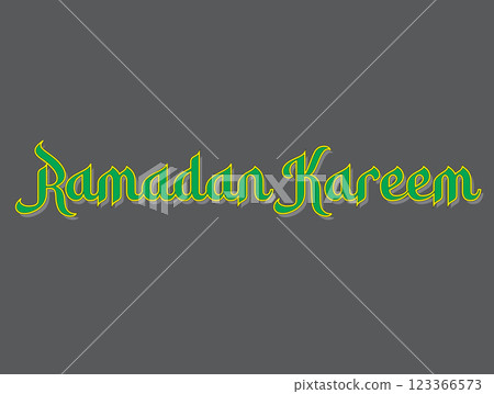 A vibrant graphic featuring the phrase "Ramadan Kareem" in stylized vibrant lettering against a gray background, celebrating the festive occasion of Ramadan. A vibrant graphic featuring the phrase "Ramadan Kareem" in stylized vibrant lettering against a gray background, celebrating the festive occasion of Ramadan. 123366573