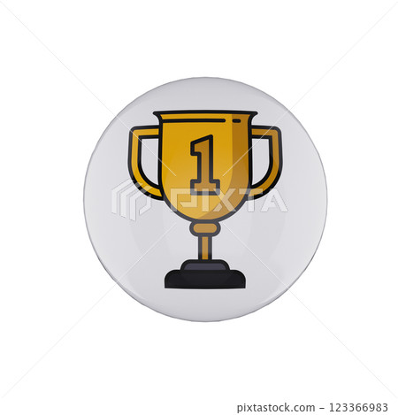 trophy cup icon glossy white bubble trophy cup icon glossy white bubble 123366983