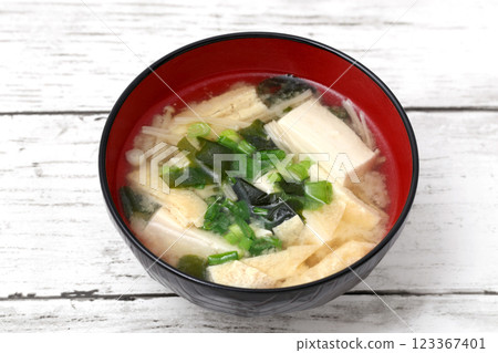 Miso soup Miso soup 123367401