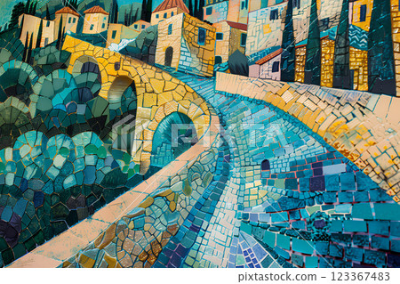Cityscape with cobblestones Cityscape with cobblestones 123367483