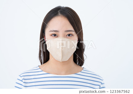 面具形狀的小姐 123367562