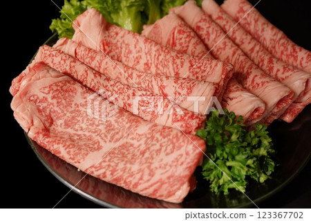 壽喜燒用黑瘦牛肉片 123367702