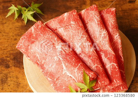 特選黑毛和牛瘦肉片 123368580