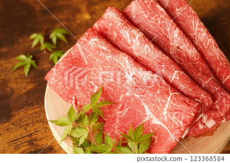 特選黑毛和牛瘦肉片 123368584