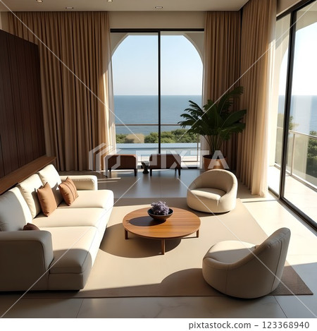 Stylish meeting room/lounge 123368940