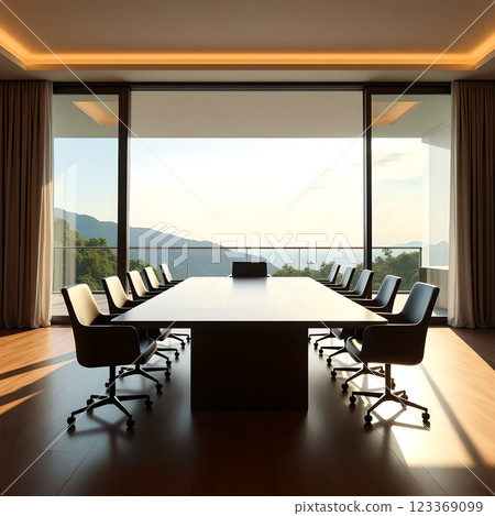 Stylish meeting room/lounge 123369099