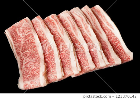 特選黑毛與牛牛腩片 123370142