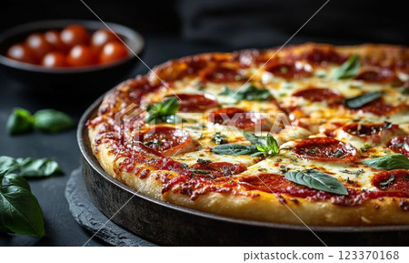 烤箱烤製的披薩 123370168