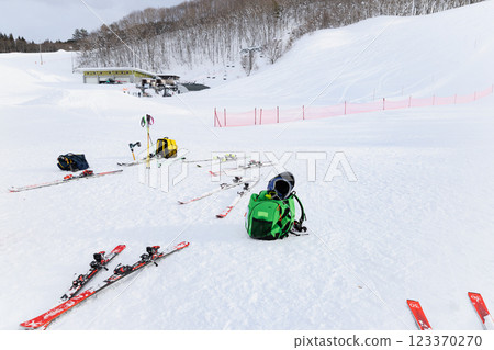 Akakura Onsen Ski Resort during the season 123370270