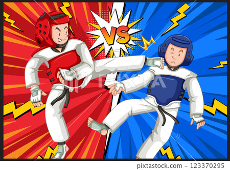 Dynamic Martial Arts Showdown 123370295