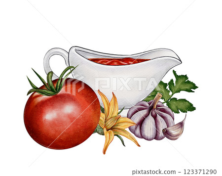 Tomato Sauce Ingredients Tomato Sauce Ingredients 123371290