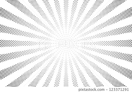 Monotone color dot sunburst background material Monotone color dot sunburst background material 123371291
