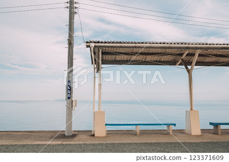 Shimonada Station, a tourist spot in Ehime Prefecture Shimonada Station, a tourist spot in Ehime Prefecture 123371609