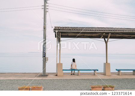 Shimonada Station, a tourist spot in Ehime Prefecture 123371614