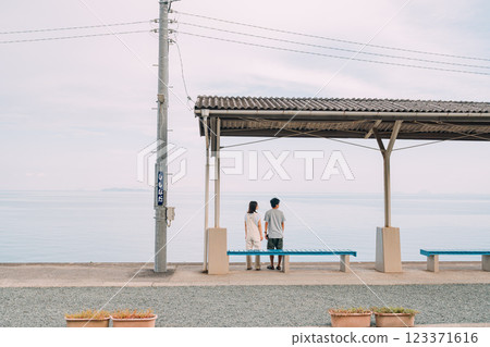 Shimonada Station, a tourist spot in Ehime Prefecture 123371616