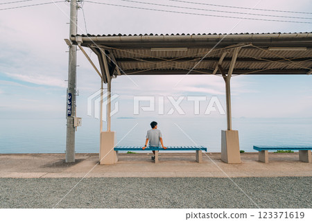 Shimonada Station, a tourist spot in Ehime Prefecture 123371619