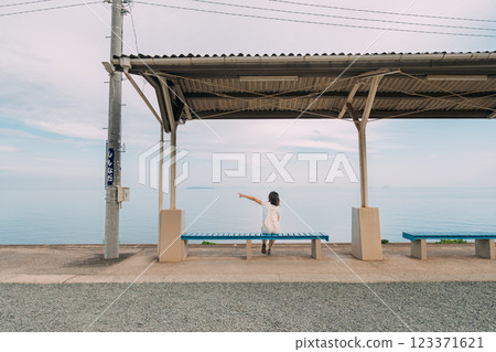 Shimonada Station, a tourist spot in Ehime Prefecture 123371621