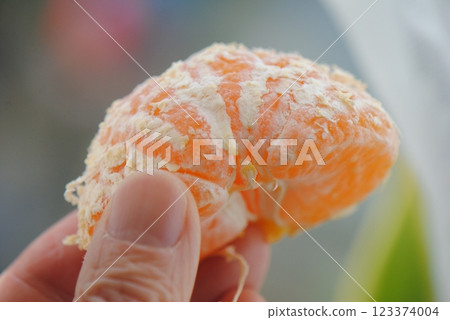 White streaks in mandarins White streaks in mandarins 123374004