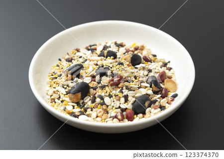 Millet black background 123374370