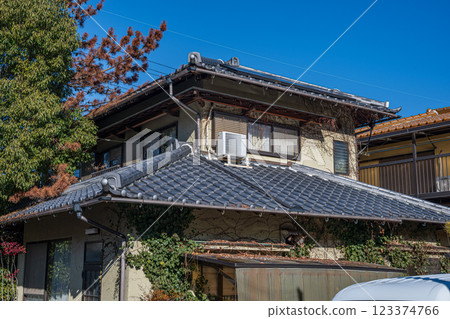 An old and very beautiful building in Aioi, Hyogo Prefecture, Japan An old and very beautiful building in Aioi, Hyogo Prefecture, Japan 123374766