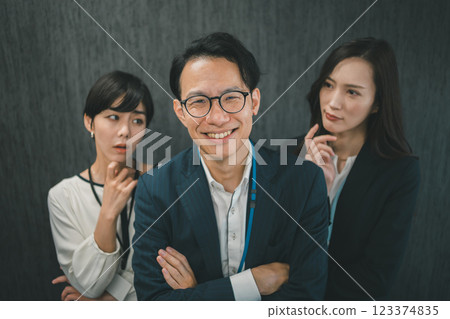 A boss who doesn't care about the opinions of others A boss who doesn't care about the opinions of others 123374835