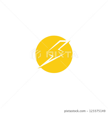 energy icon lightning icon vector energy icon lightning icon vector 123375149
