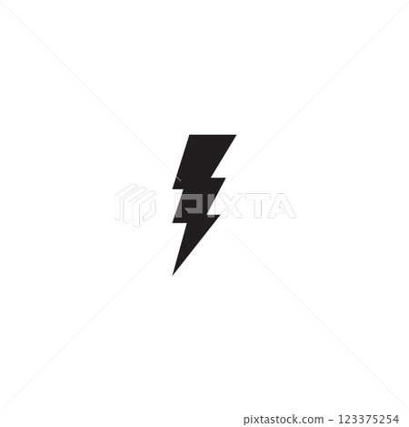 energy icon lightning icon vector energy icon lightning icon vector 123375254