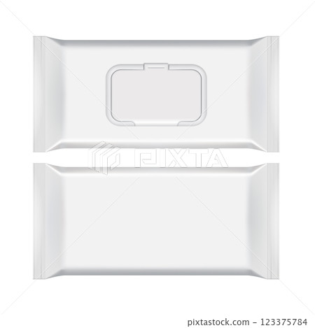 Blank Snack Packaging Mockup. Vector Blank Snack Packaging Mockup. Vector 123375784